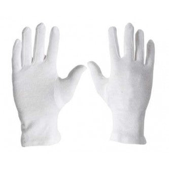 Guante Textil Blanco de Algodon