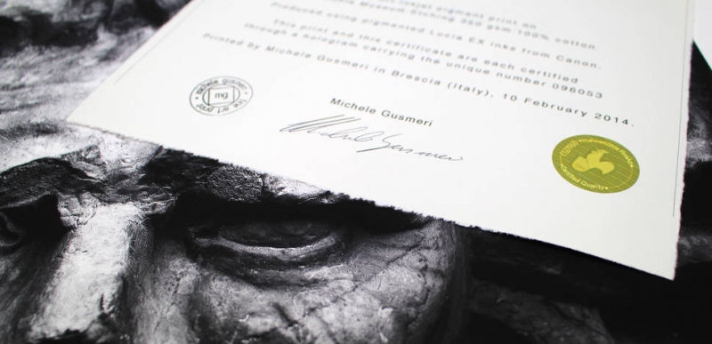 Hahnemühle Certificados de Autenticidad