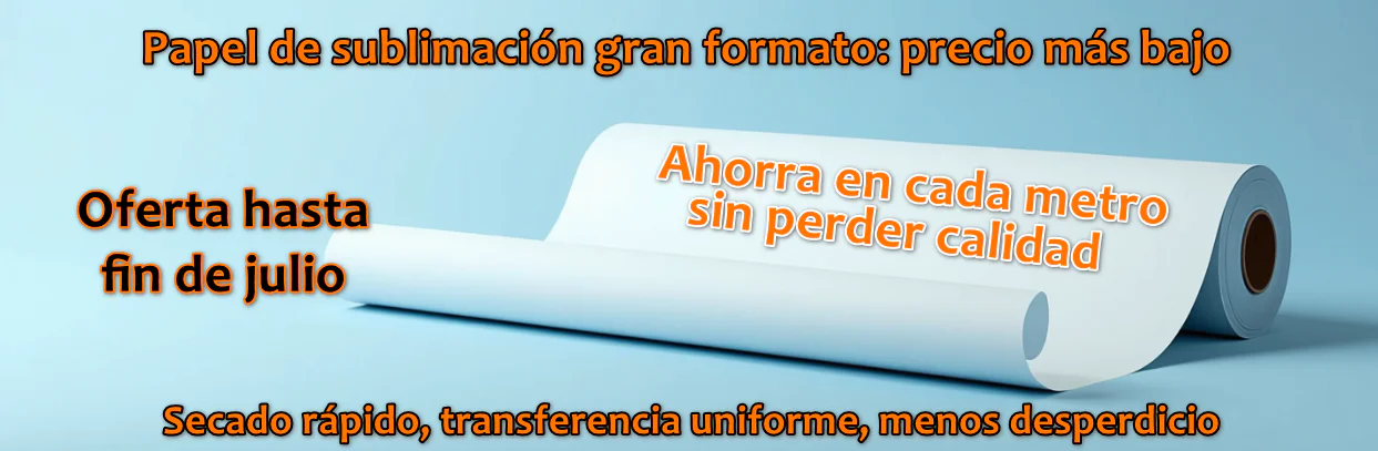 Papel de sublimaci�n: Mejor Precio para tu pr�ximo pedido.