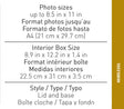 Caja para Archivo Fotográfico