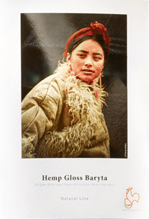 Papel Hahnemühle Hemp Gloss Baryta 305grs