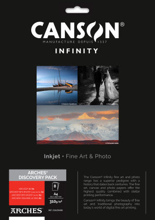 Papel Canson Infinity Arches Discovery Pack
