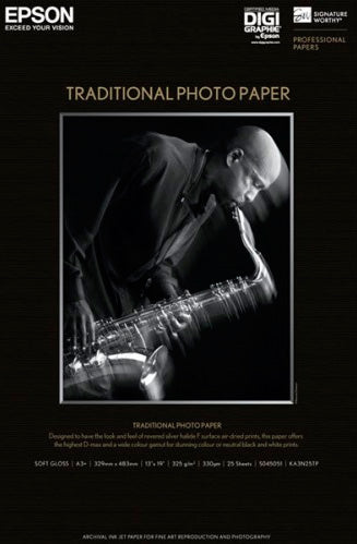 Papel Epson Signature Worthy Traditional Photo 330grs