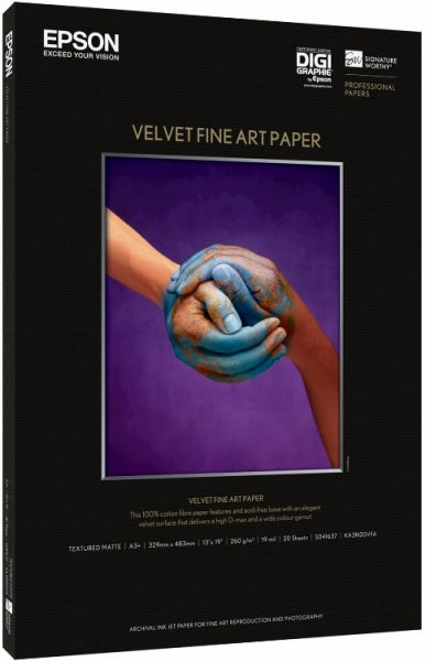 Papel Epson Somerset Velvet 255grs