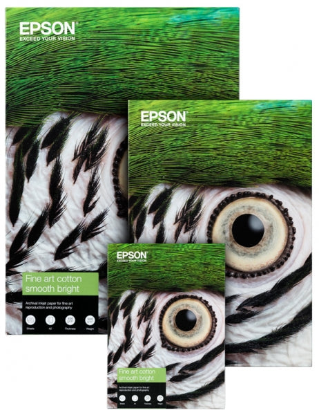 Papel Epson Fine Art Cotton Smooth Natural 300grs
