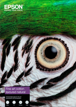 Papel Epson Fine Art Cotton Textured Natural 300grs