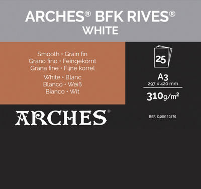 Papel Canson Infinity BFK Rives Natural White 310g