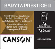 Papel Canson Infinity Baryta Prestige II 340g  - Baryta Gloss